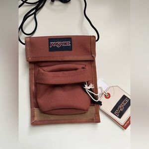 JanSport Essential Carryall Small Crossbody Bag in Brown